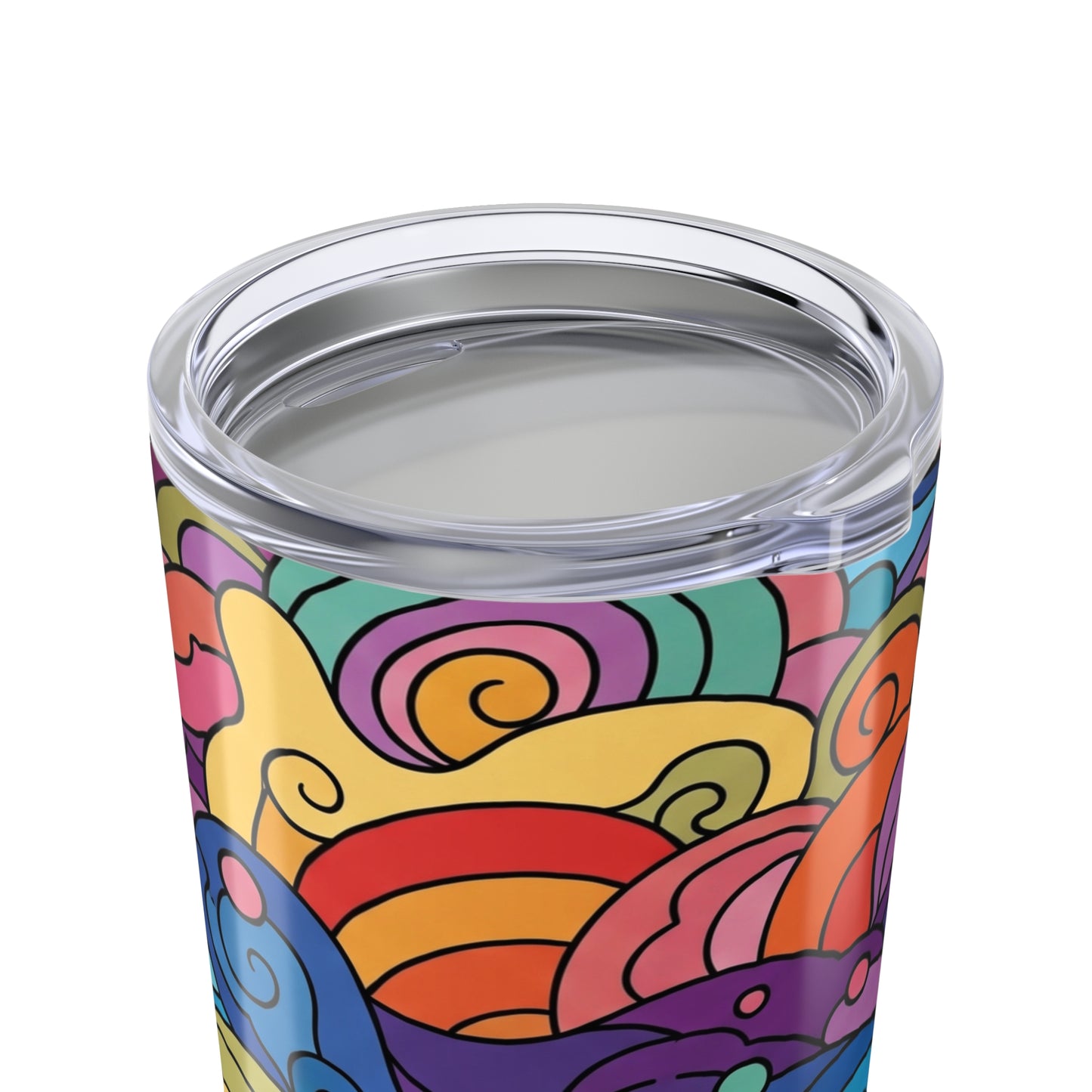 20 Oz Stainless Steel Tumbler With Lid Double Wall Vacuum Insulated Leak Proof BPA Free Printed Design Dishwasher
