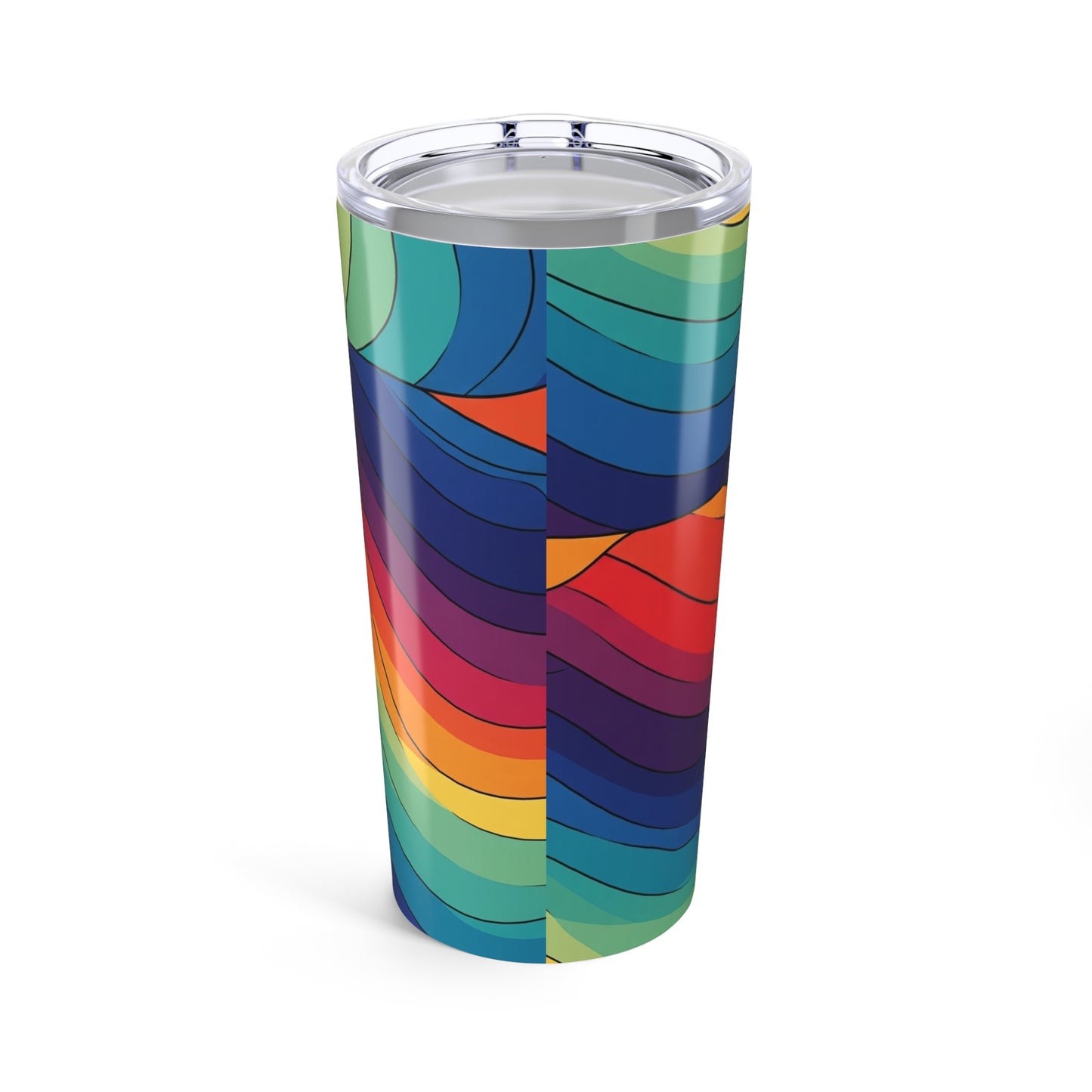20oz Stainless Steel Tumbler Double Wall Insulation Leak Proof Travel Mug And Printed Design For Hot Or Cold