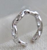 Sterling Silver Earbuckle Inside Minor Simple Twist Double Earrings For Everyday Wear Hypoallergenic Daily Wear