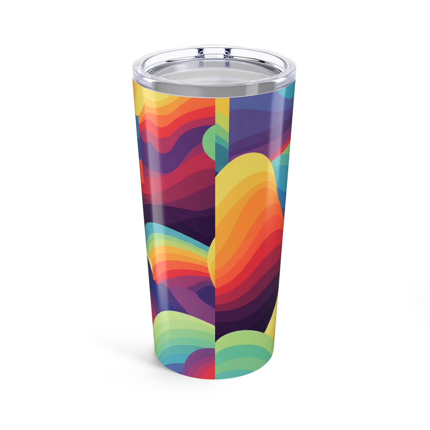 20oz Stainless Steel Travel Mug With Printed Design Double Wall Vacuum Insulation Spill Resistant BPA Free Thermal