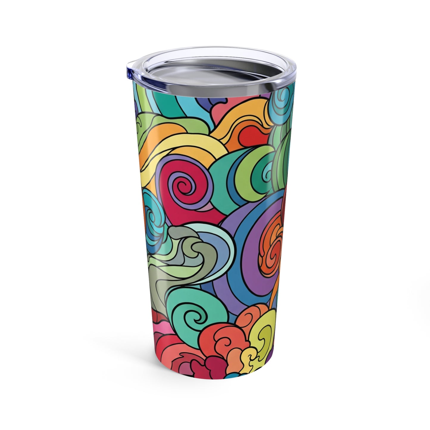 20oz Stainless Steel Tumbler With Double Wall Vacuum Insulation Spill Resistant For Hot Or Cold Drinks With Lid