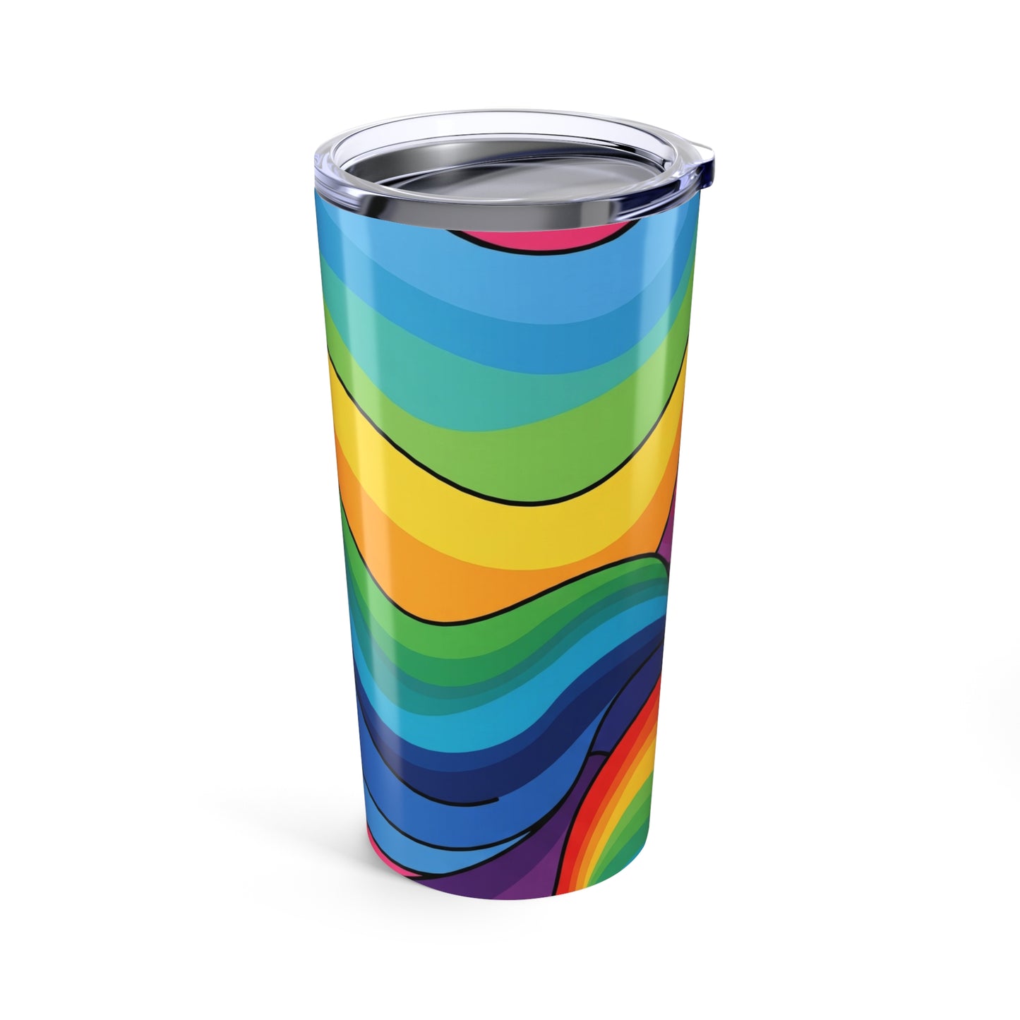 20 Oz Stainless Steel Tumbler With Design Double Wall Insulation Leak Proof Hot And Cold Beverages Dishwasher Safe