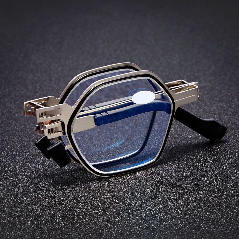 Reading Glasses For Men And Women With Anti Blue Light Resin Lens And Durable Stainless Steel Frame Plus A Protective