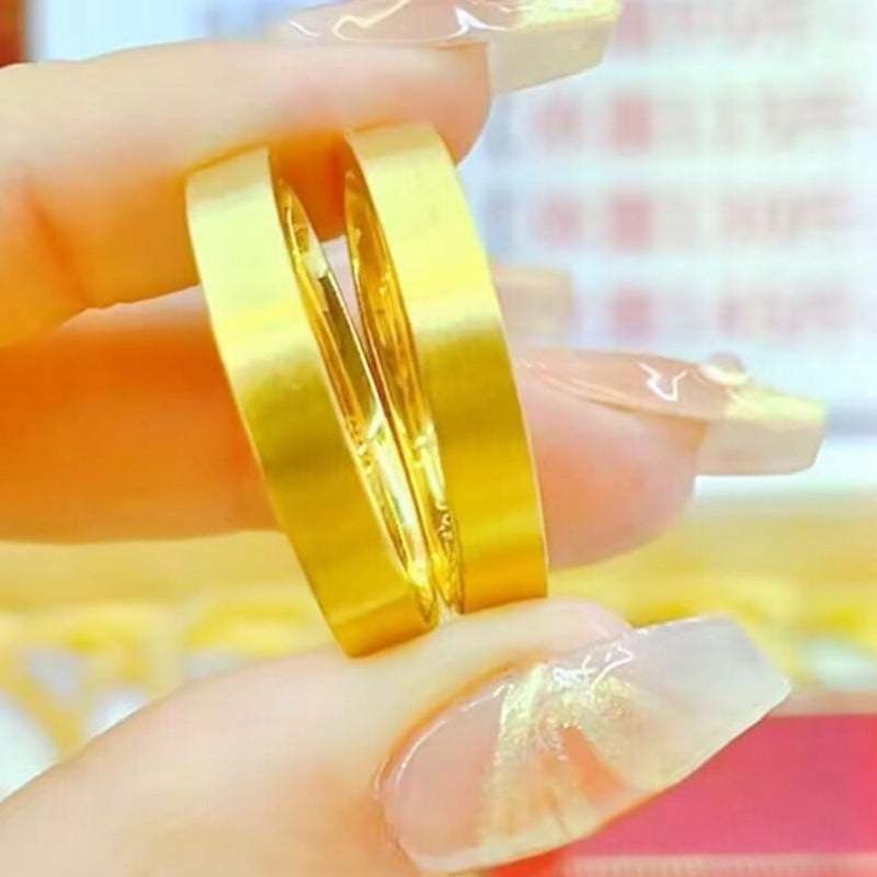 Titanium Steel Ring for Men Frosted Matte Finish Polished Carved Design Band 4mm Wide 2mm Thick Fashion Style