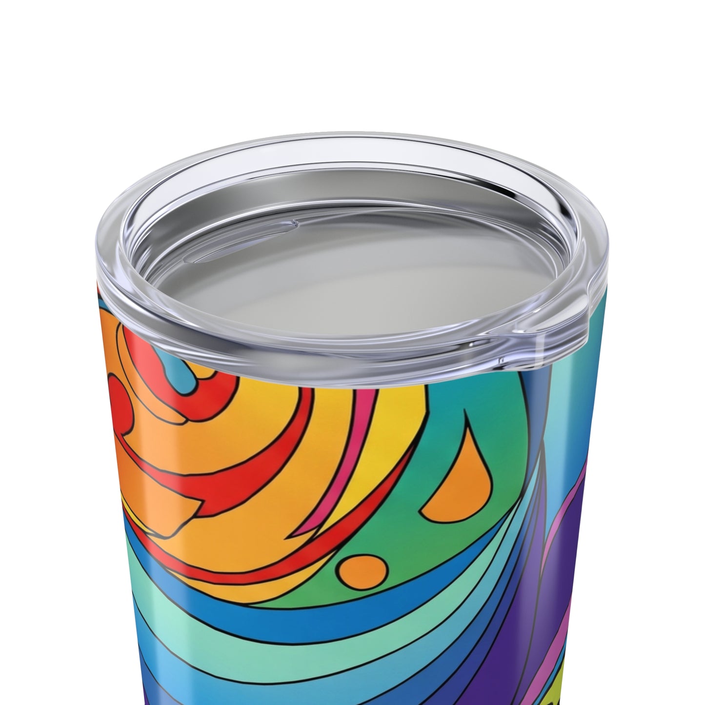 20 Oz Stainless Steel Tumbler With Double Wall Vacuum Insulation Spill Resistant Design That Keeps Beverages Hot