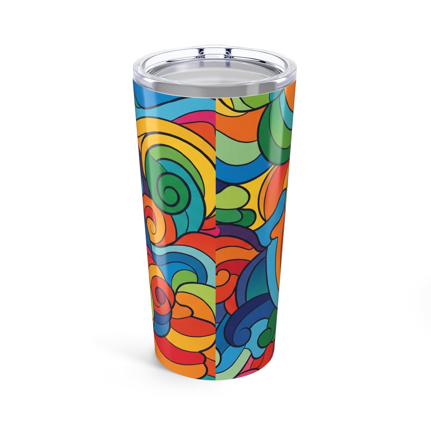 20 Oz Stainless Steel Printed Travel Mug With Double Wall Vacuum Insulation Spill Resistant For Hot Or Cold