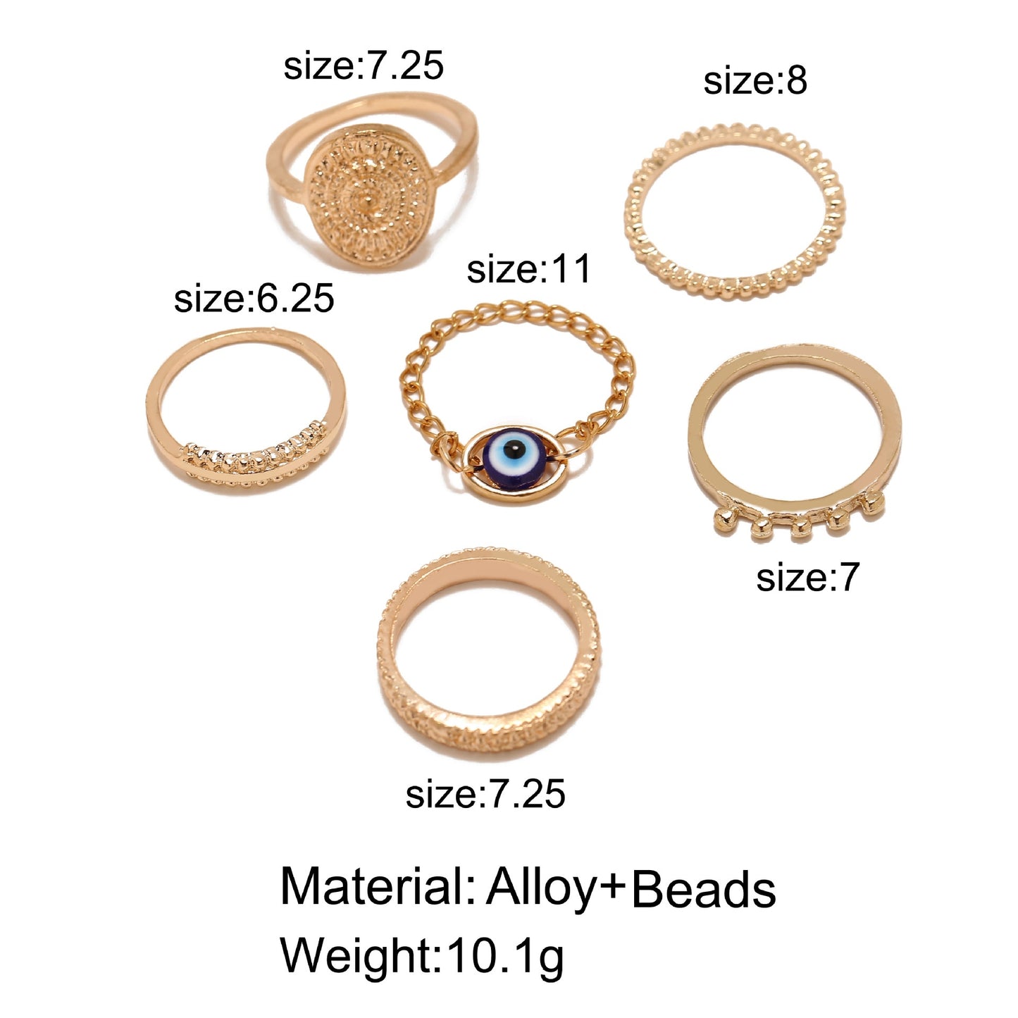 Alloy Ring Set Trendy Joint Rings For Women And Girls Fashion Jewelry Everyday Wear Knuckle Rings Elegant Chic