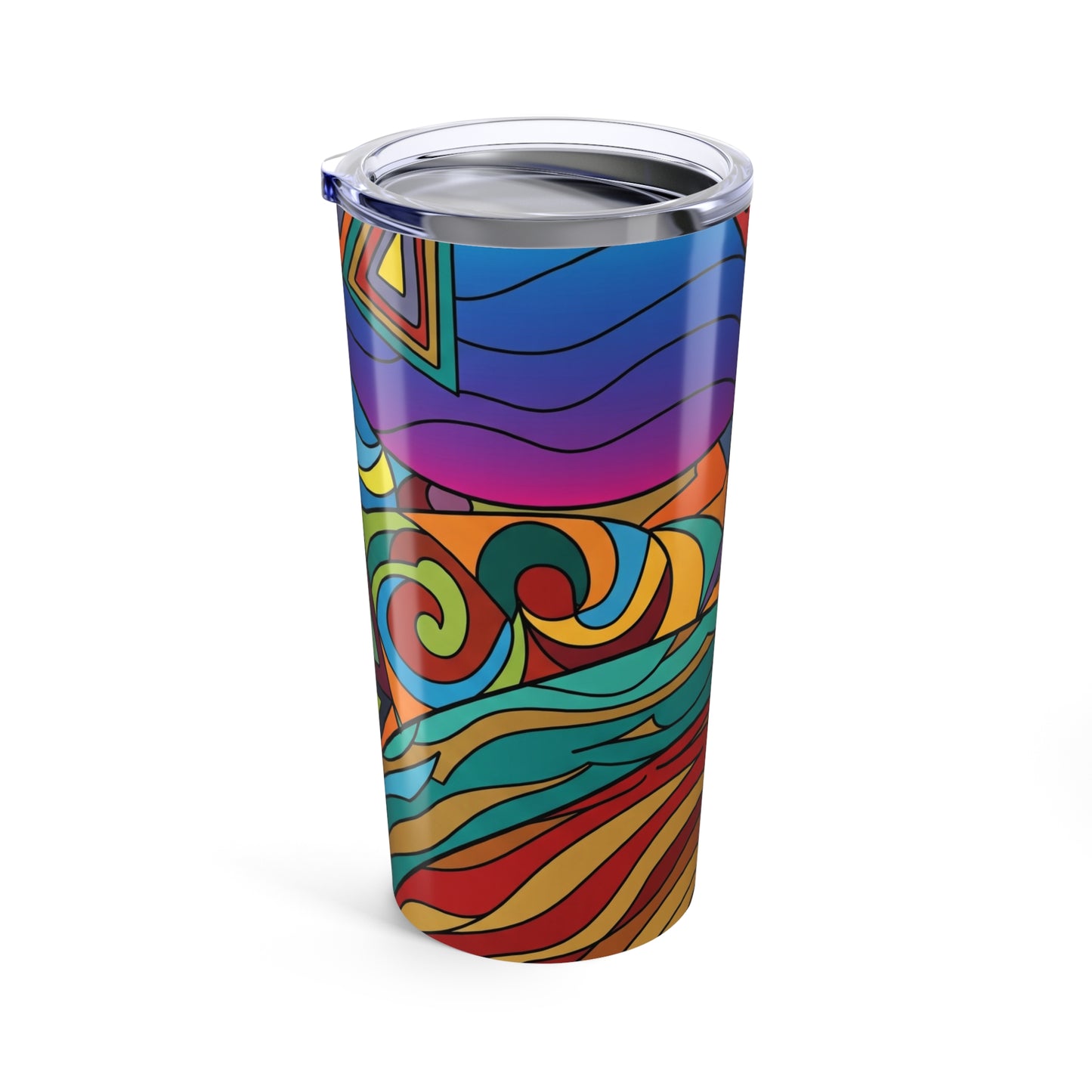 20oz Stainless Steel Tumbler Double Wall Vacuum Insulation Leak Proof Durable Printed Drinkware Hot And Cold Drinks