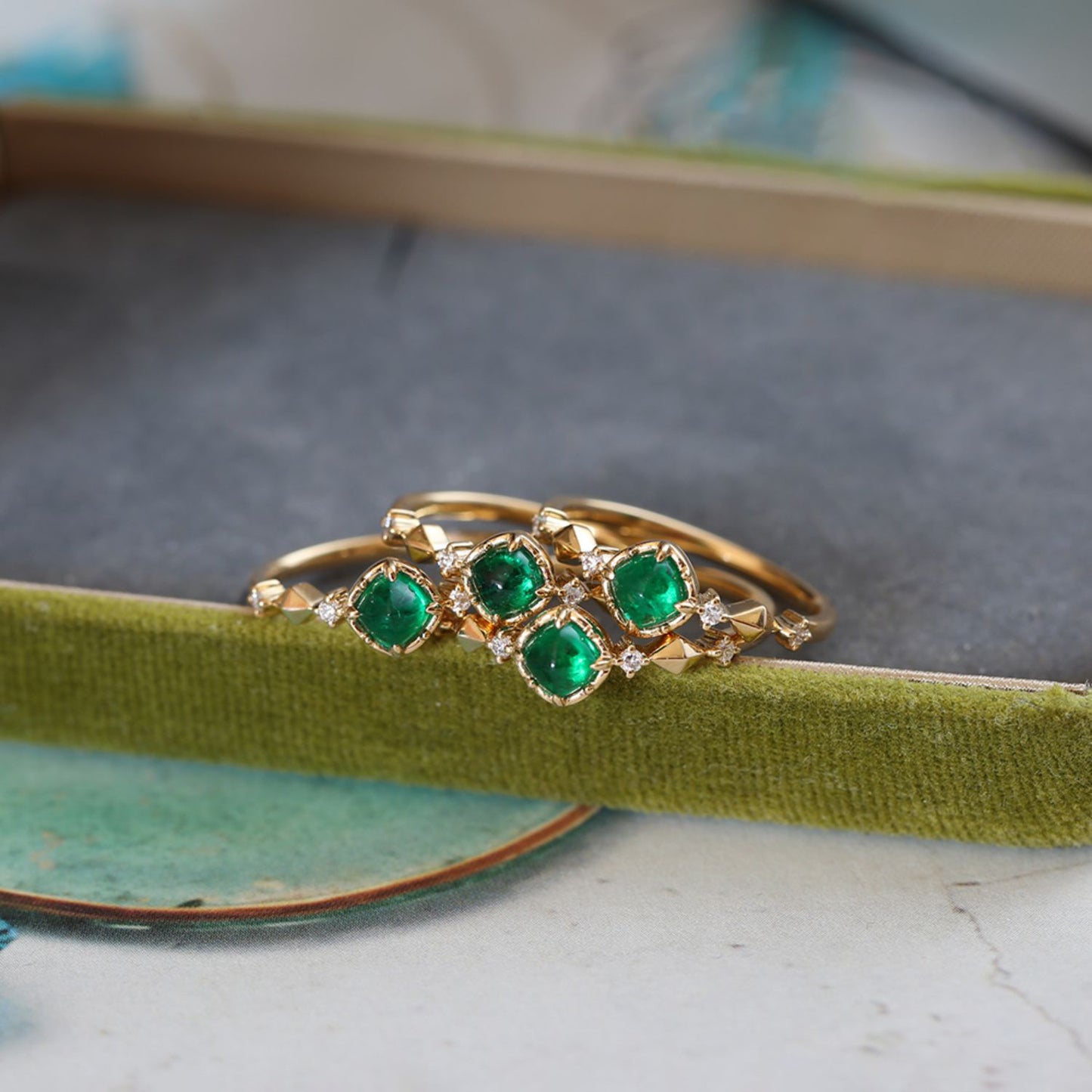 Sterling Silver Ring Rose Gold Plated Zircon Geometric Inlay Elegant Jewelry Gifts For Her US Sizes 6 7 8 9 10