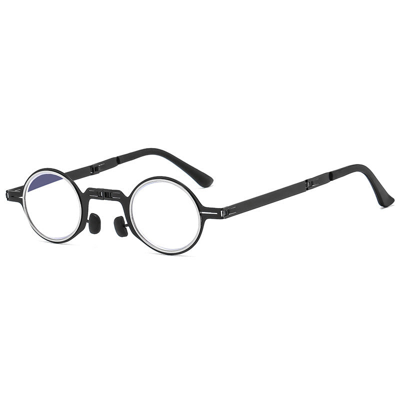 Folding Reading Glasses Metal Frames Readers For Small Faces Full Frame Design Powers 1.00 1.50 2.00 2.50 3.00