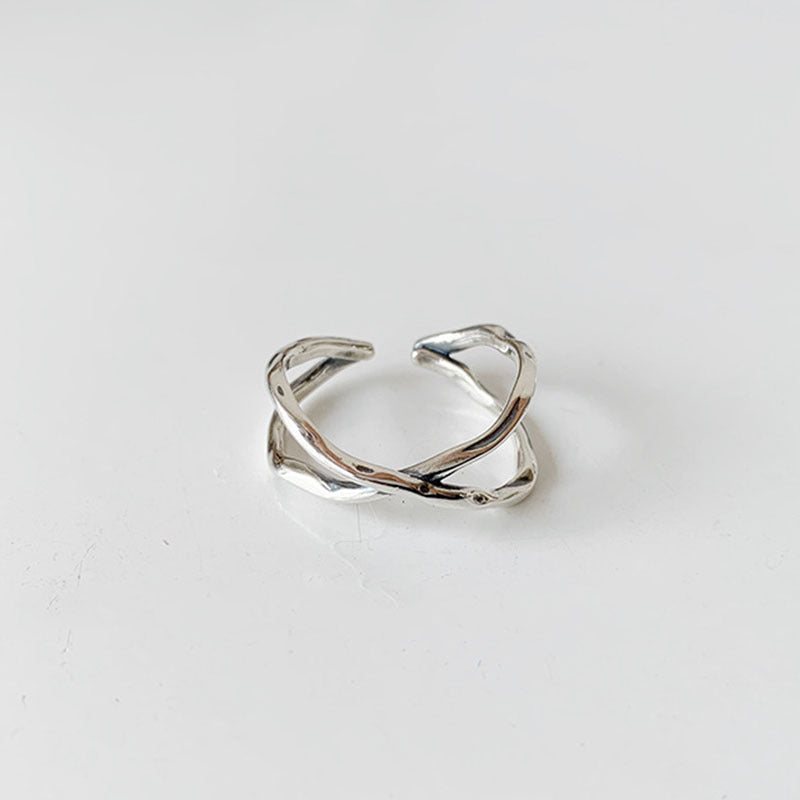 Korean Floral Ring 925 Sterling Silver For Women Gift