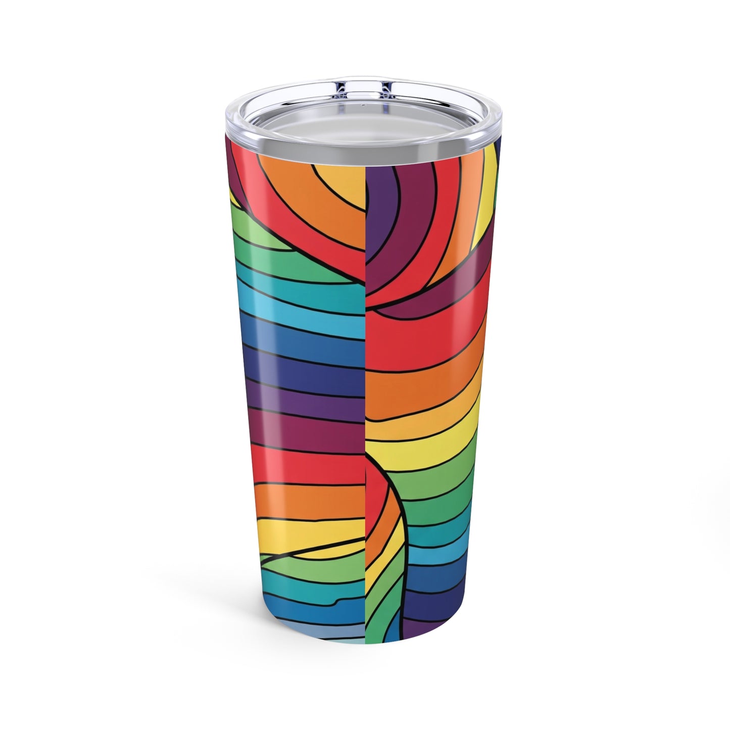20oz Stainless Steel Tumbler Double Wall Vacuum Insulated Spill Resistant Durable Printed Coffee Mug For Everyday