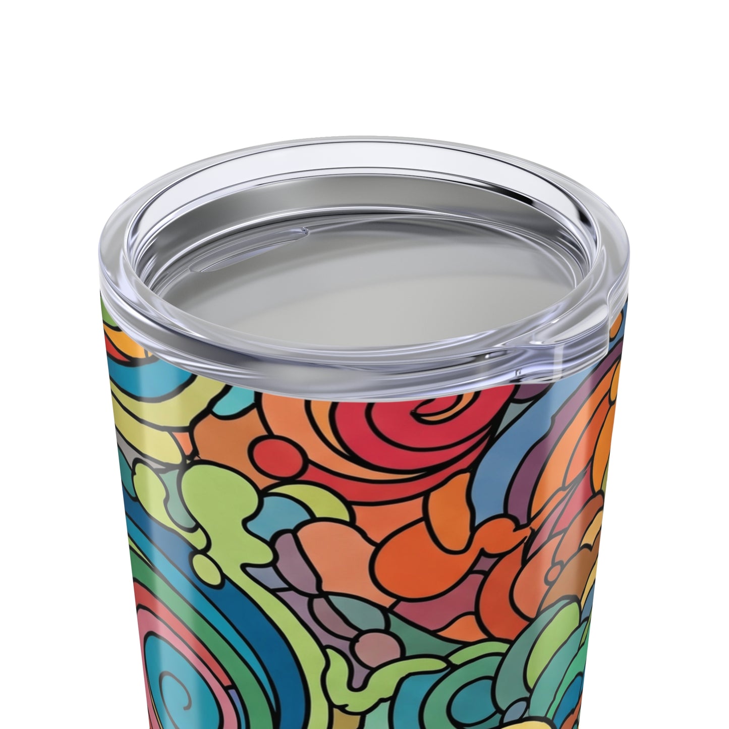 20 Ounce Stainless Steel Tumbler With Unique Printed Design Double Wall Vacuum Insulation Leak Proof BPA Free