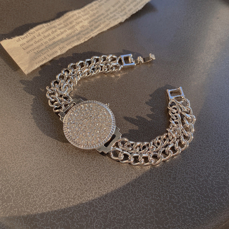 Women Titanium Steel Bracelet Electroplated Fashion Jewelry Beautiful Design Ladies Bangle Gift For Her Shines