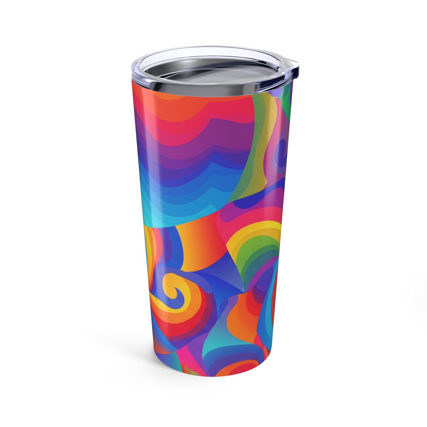 20 Oz Steel Printed Tumbler With Double Wall Vacuum Insulation Spill Resistant For Hot And Cold Beverages Travel