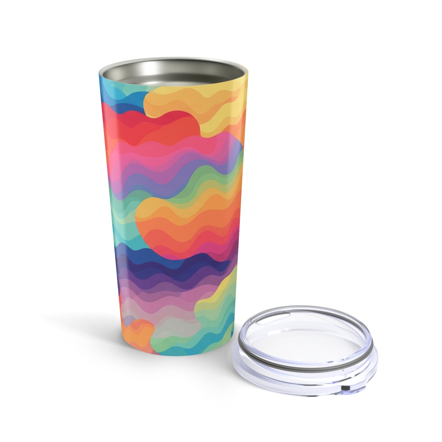 20oz Stainless Steel Tumbler With Lid Double Wall Vacuum Insulation Leak Proof Travel Mug For Hot And Cold