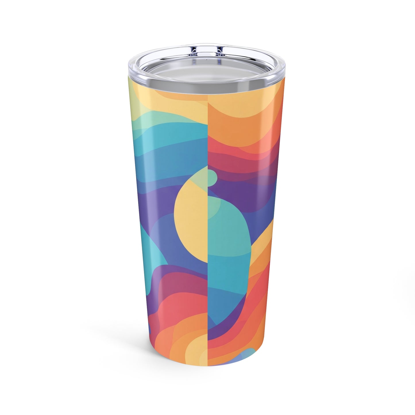 20 Ounce Stainless Steel Tumbler With Double Wall Vacuum Insulation Travel Mug Lid Printed For Hot Or Cold