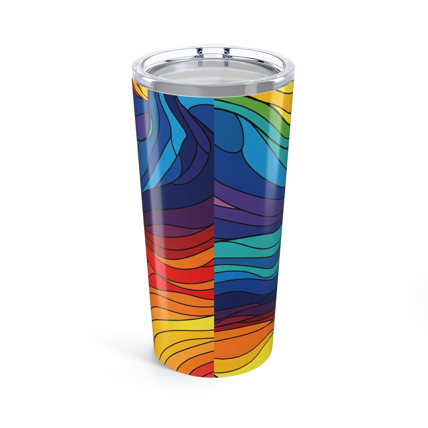 20oz Stainless Steel Travel Mug Double Wall Vacuum Insulated Spill Resistant Keeps Beverages Hot Or Cold Printed