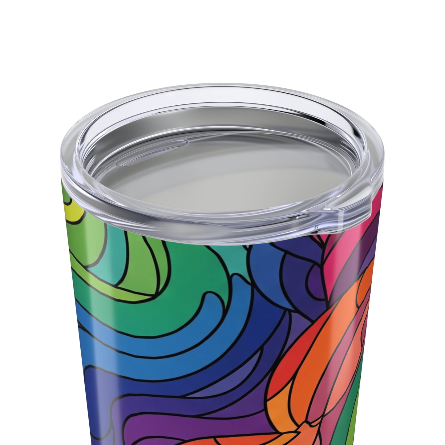 20oz Stainless Steel Tumbler With Double Wall Vacuum Insulation And Artwork Durable Travel Mug For Hot Or Cold