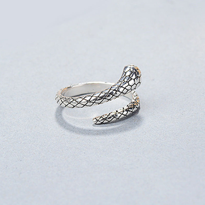 Unisex Zodiac Animal Ring Adjustable Copper Zircon Inlay European American Styles White Jewelry For Daily Wear