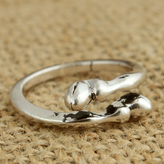 Vintage Silver Horseshoe Couple Rings European Inspired Titanium Design Timeless Elegant Look Ideal Gift For Couples