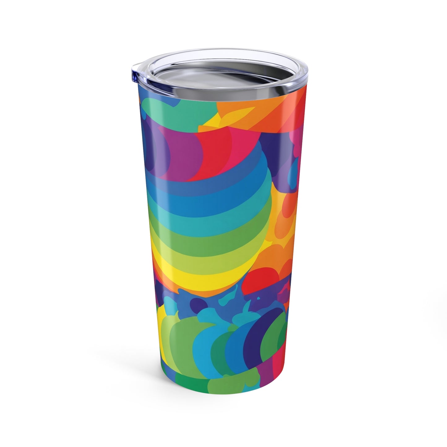 20oz Stainless Steel Tumbler With Double Wall Vacuum Insulation Spill Resistant BPA Free Durable Printed Travel