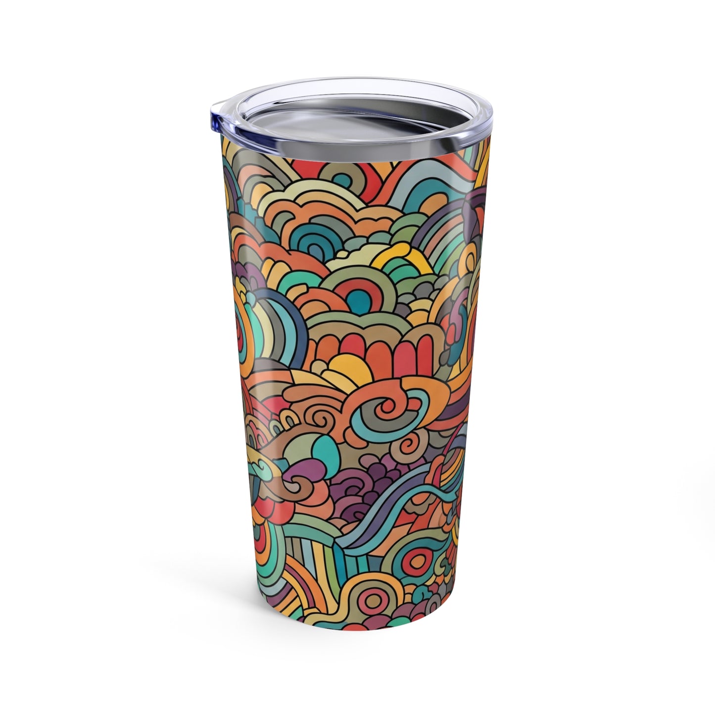 20 Oz Stainless Steel Tumbler Double Wall Vacuum Insulated Leak Proof Travel Mug With Lid For Hot Drinks