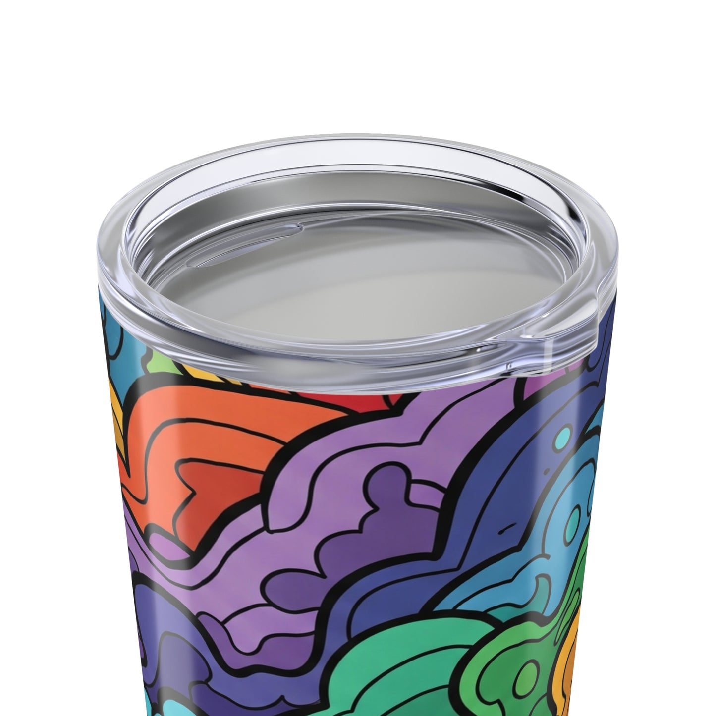 20 Oz Stainless Steel Insulated Tumbler With Vibrant Printed Design Double Wall Vacuum Sealed Spill Resistant