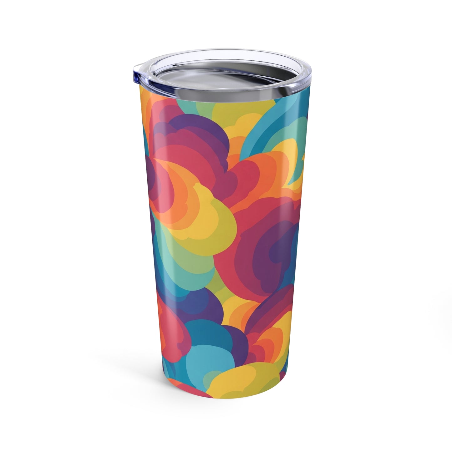 20oz Stainless Steel Tumbler With Double Wall Insulation And Spill Resistant Lid For Hot Or Cold Beverages On The