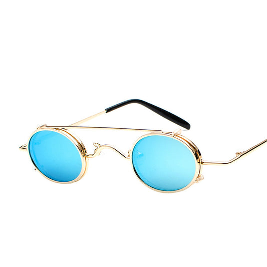 Vintage Sunglasses with Metal Frame Lightweight Removable Design 99 Percent Visible Light Perspective UV400 UV