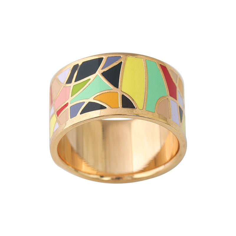 Unisex Scarf Buckle Clip For Clothes T Shirt Knotted Ring Copper Accent Accessory Corner Style Polished Copper