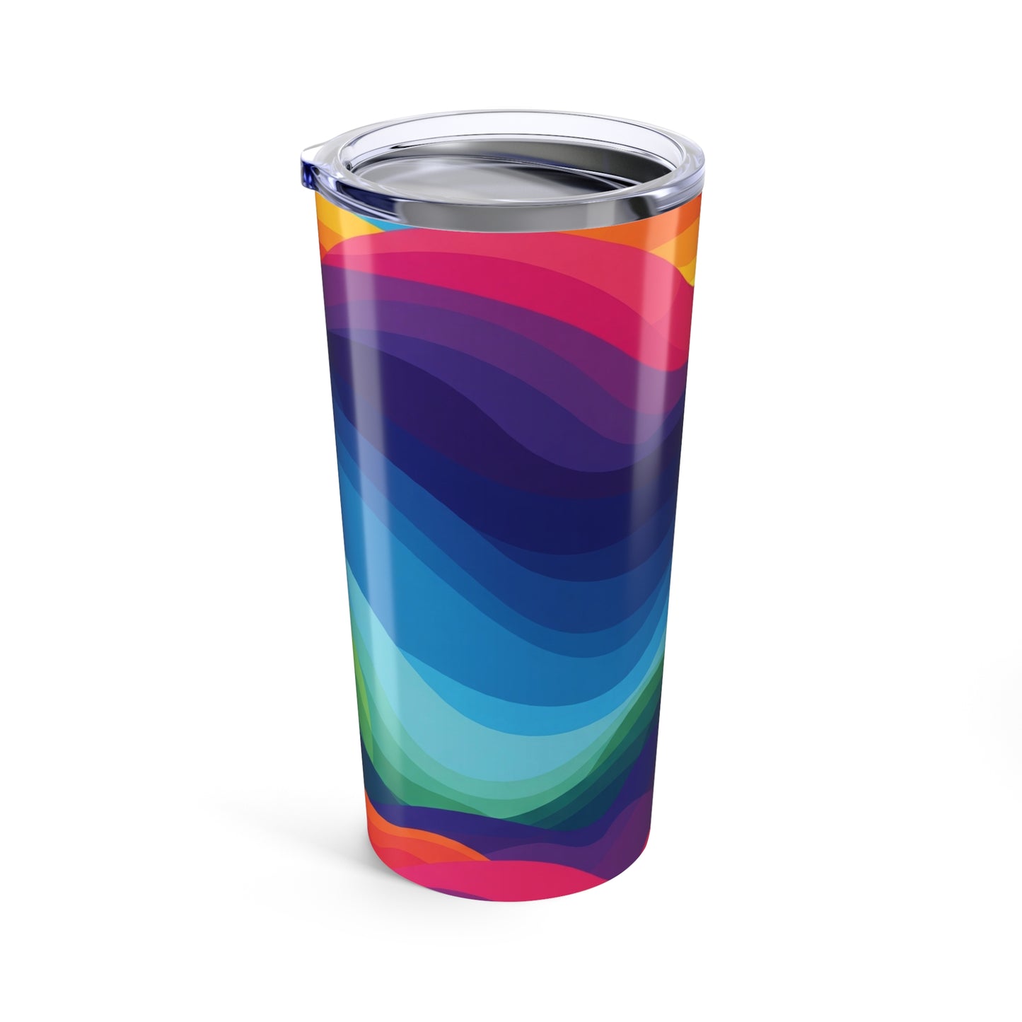 20oz Stainless Steel Tumbler Double Wall Vacuum Insulation Travel Mug Printed Design Spill Resistant Dishwasher
