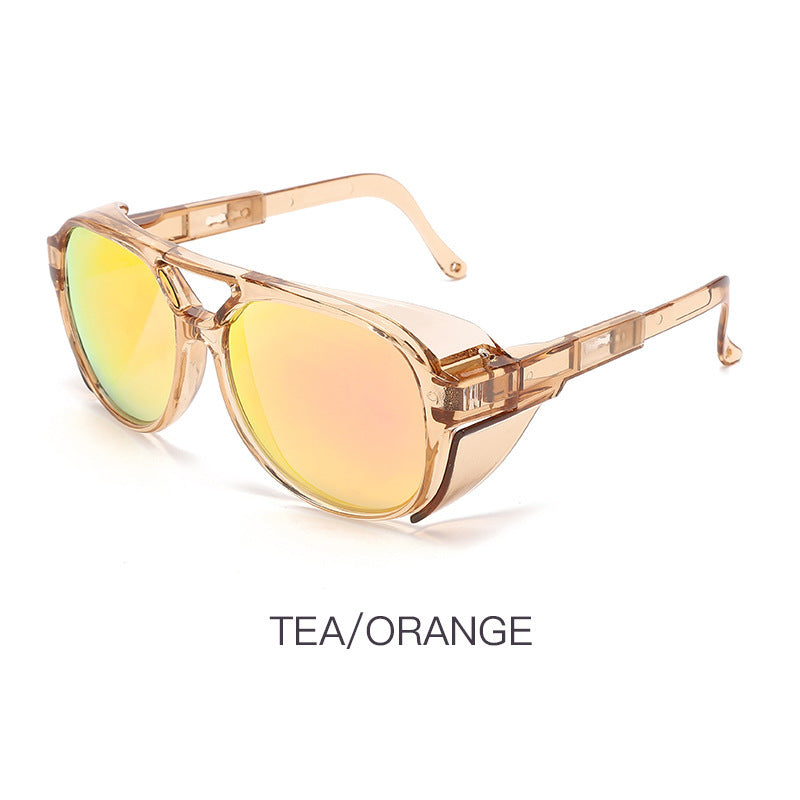 Men Round Sunglasses TAC Lens PC Frame Sun Protection For Driving Cycling Fishing Outdoor Activities Daily Use