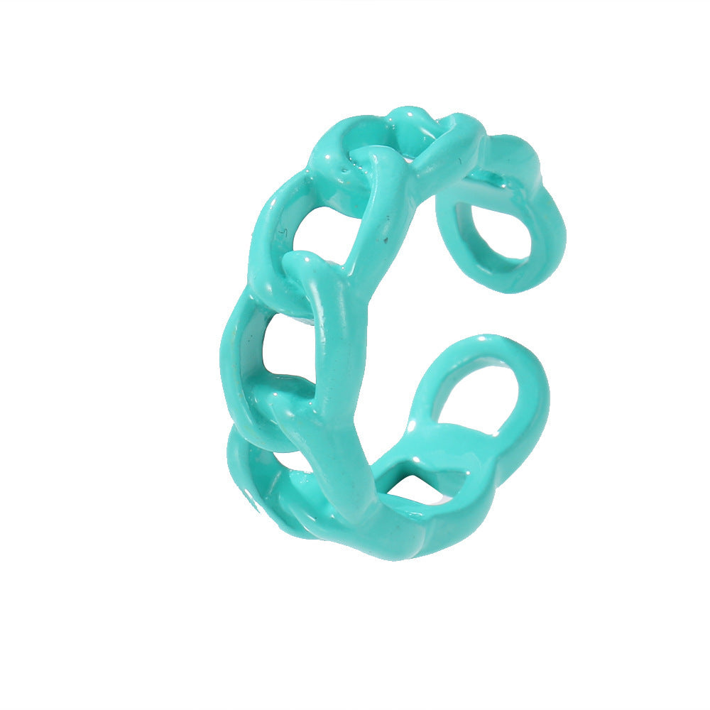 Womens Vintage Gold Ring Set With Heart Smile Design Electroplated Alloy Rings For Love Peach Heart Decoration