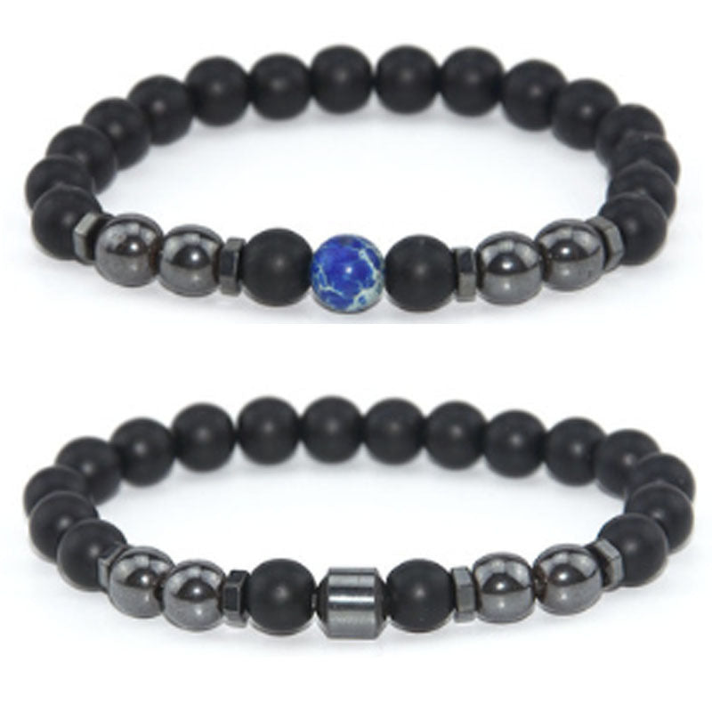 Unisex Beaded Bracelet Handmade For Men And Women Round Beads With Emperor Stone Silver Sparrow Gold Tiger Eye And Pine