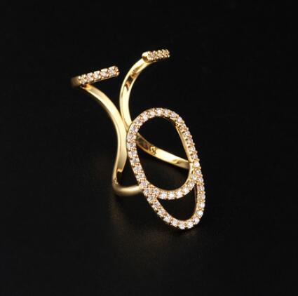 Women Fashion Alloy Nail Ring Heart Shaped Creative Design Silver And Gold Accessory For Unique Look Sparkles