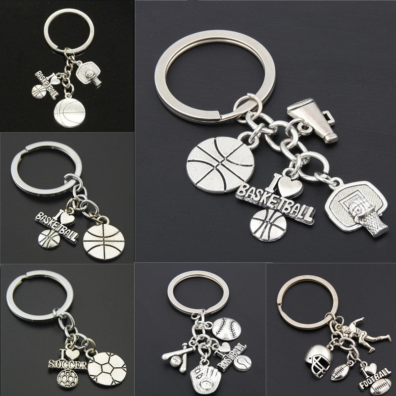 Cheerleader Keychain Alloy 30mm Key Ring For Athletes Fitness Enthusiasts And Sports Lovers Cheerleading Enthusiasts