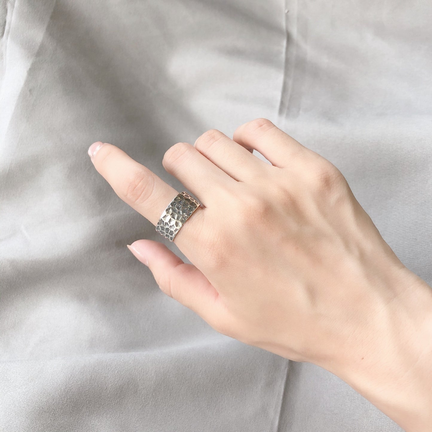 Womens Sterling Silver Ring Irregular Wave Design Retro Style Fashion Jewelry For Women Polished Finish Fine Craft