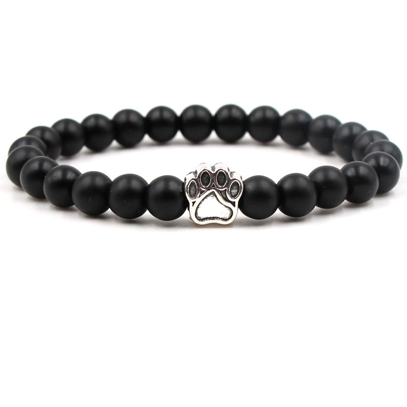 Geometric Bracelets Along Volcanic Rocks Plus Turquoise Stones Elastic Anti Fatigue Wellness Therapy Geometric