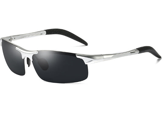 Polarized Sunglasses Aluminum Magnesium Frame For Driving Cycling Fishing Travel Outdoor Sports With UV Shield