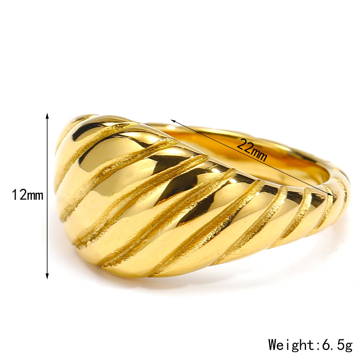 Niche Temperament All-match Heart-shaped Flower Titanium Steel Ring