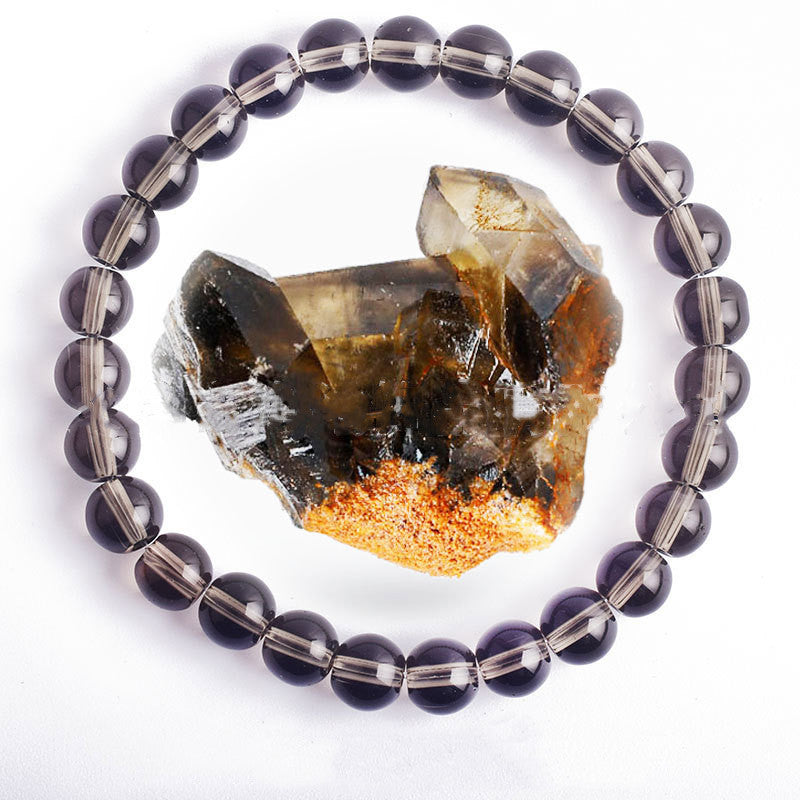 Unisex Bead Bracelet Natural Stone Hand Polished Vintage Geometric Spherical Design for Women and Men Elegance