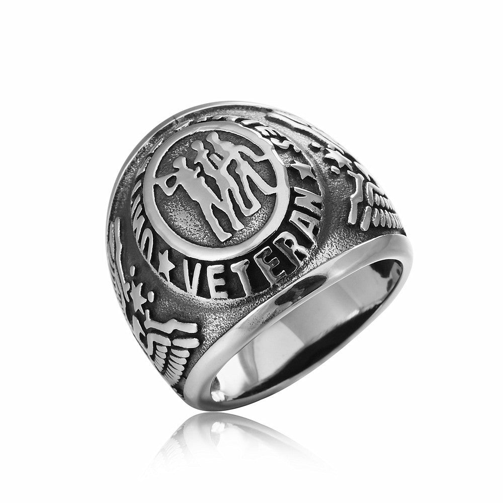 Mens Titanium Ring Steel Jewelry Personalized Electroplated Fashion Simple Design Durable High Quality Everyday