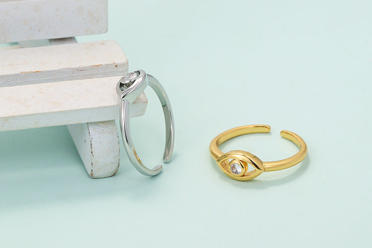 Copper Ring Geometric Electroplated Durable Fashion Jewelry For Women Everyday Wear Versatile Accessory Elegant Chic