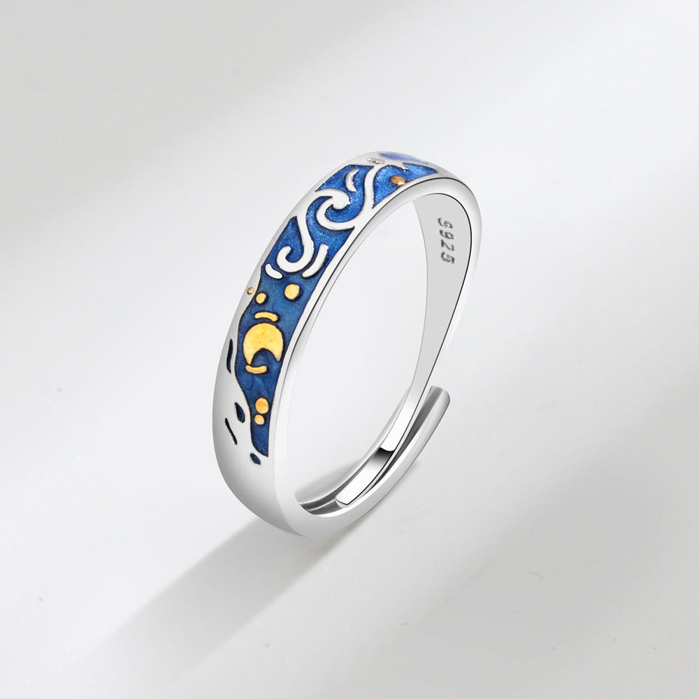 Adjustable Rose Design Couple Ring Platinum Gold Copper