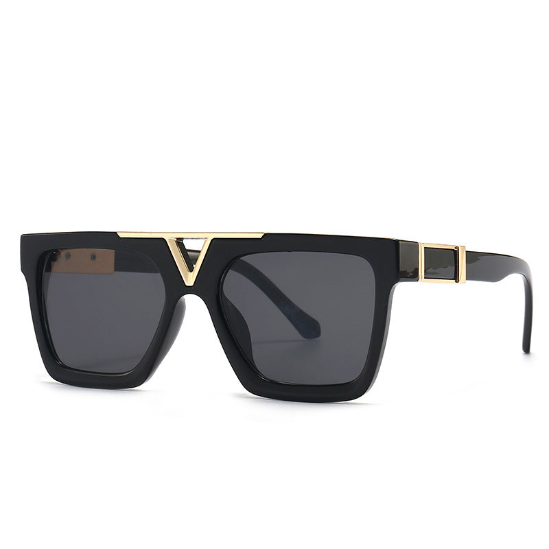 Square Sunglasses For Men And Women Retro Fashion PC Frame