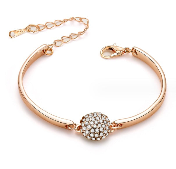 Womens Gold Plated Bracelet Geometric Electroplated Finish Trendy Jewelry Bracelet Creative For Women And Girls