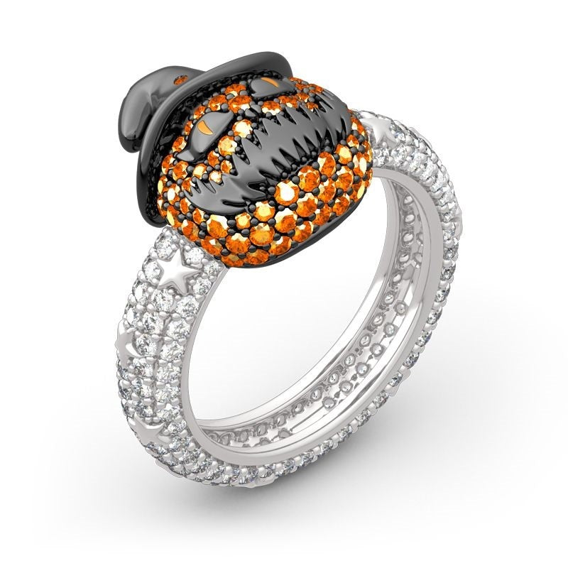 Unisex Alloy Ring With White Gold Inlay European American Fashion Style Size 5 6 7 Gift For Birthday Wear Chic