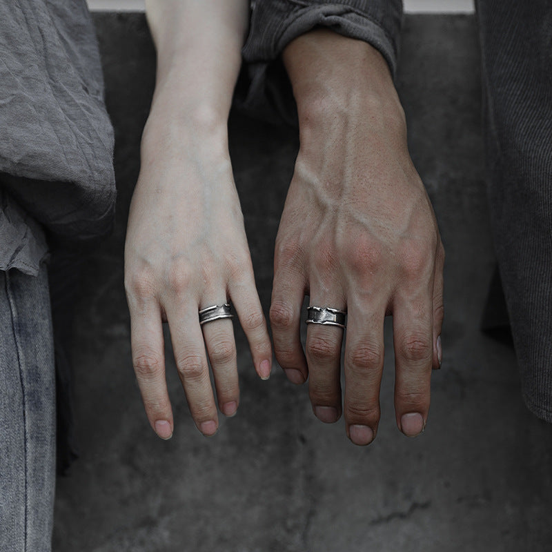 Vintage Style Adjustable Alloy Ring With Geometric Design For Women Perfect Anniversary Promise Ring Jewelry Trend