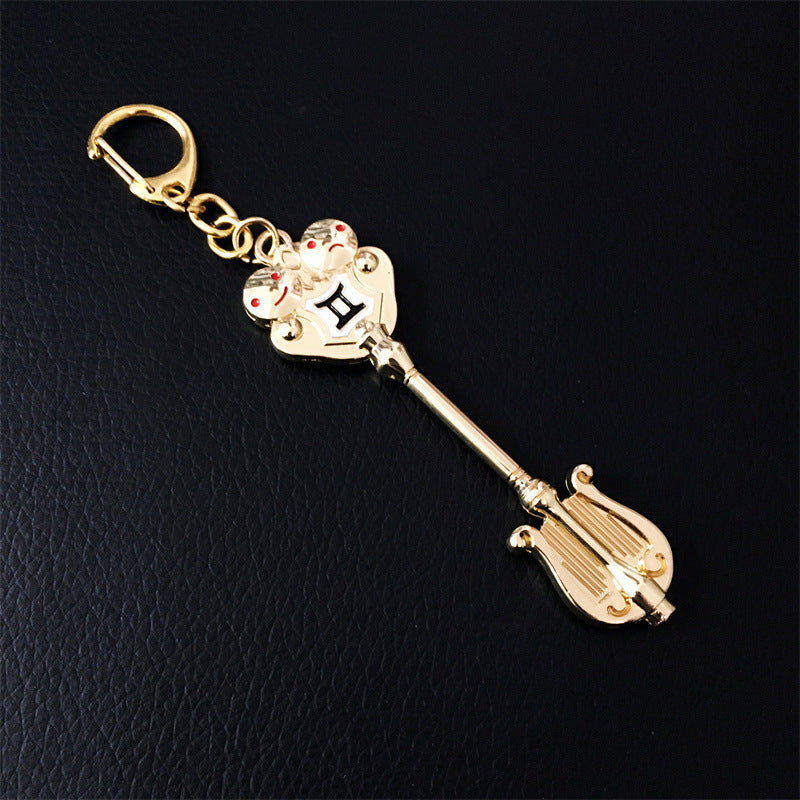 Alloy Constellation Keychain Twelve Signs Astrology Themed Keyring Durable Fashionable Accessory Metal Finish Coating